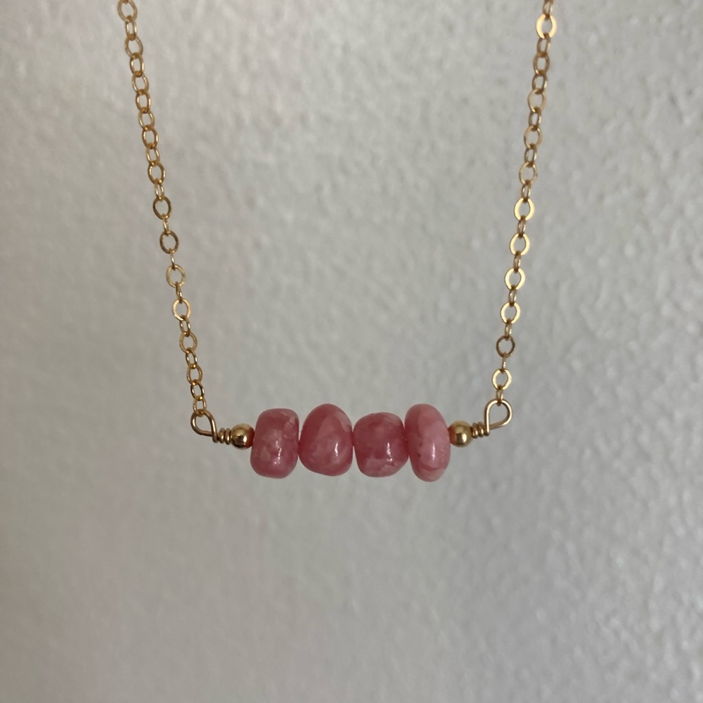 Beautiful Rhodochrosite Necklace